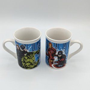 Marvel Avengers Mugs x2